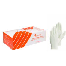 دستکش لاتکس کم پودر Super Tex - دستکش لاتکس بدون پودر - دستکش جراحی - شرکت تجهیزات دندانپزشکی - مواد و وسایل دندانپزشکی - دنت اسمایل