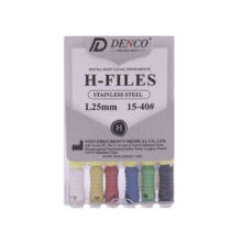 خرید H فایل طول 25 Denco - خرید و قیمت H فایل - فروش انواع H فایل دندانپزشکی - خرید انواع فایل دستی - خرید تجهیزات دندانپزشکی دنت اسمایل