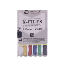 K فایل طول 25 Denco - خرید و قیمت K فایل Denco - فروش انواع K فایل - تجهیزات دندانپزشکی دنت اسمایل - خرید ابزار دندانپزشکی - دندانت -دندال