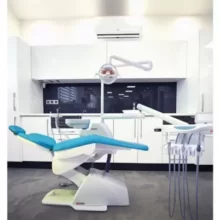 یونیت دندانپزشکی ES100 - نوید اکباتان - یونیت دندانپزشکی ES100 دارای نگاتسکوپ بر روی تابلت، دو عدد پوار، کاسه کراشوآر تمام سرامیکی و پدال پا جهت کنترل صندلی و سرعت توربین و کلید قطع و وصل آب است-فروشگاه آنلاین تجهیزات پزشکی و دندانپزشکی